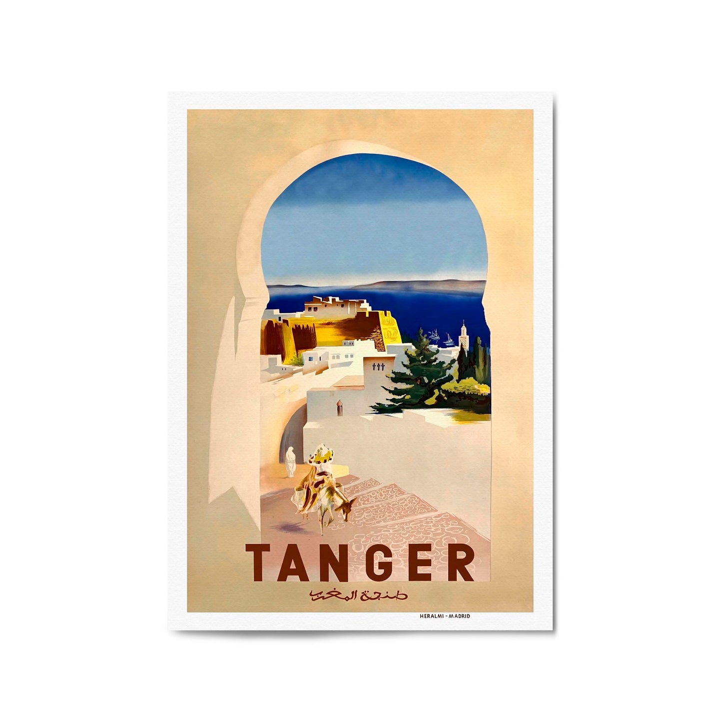 Tanger, Morocco | Framed Vintage Travel Poster