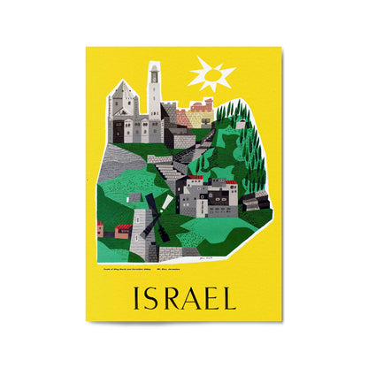 Israel by Jean David | Framed Vintage Travel Poster