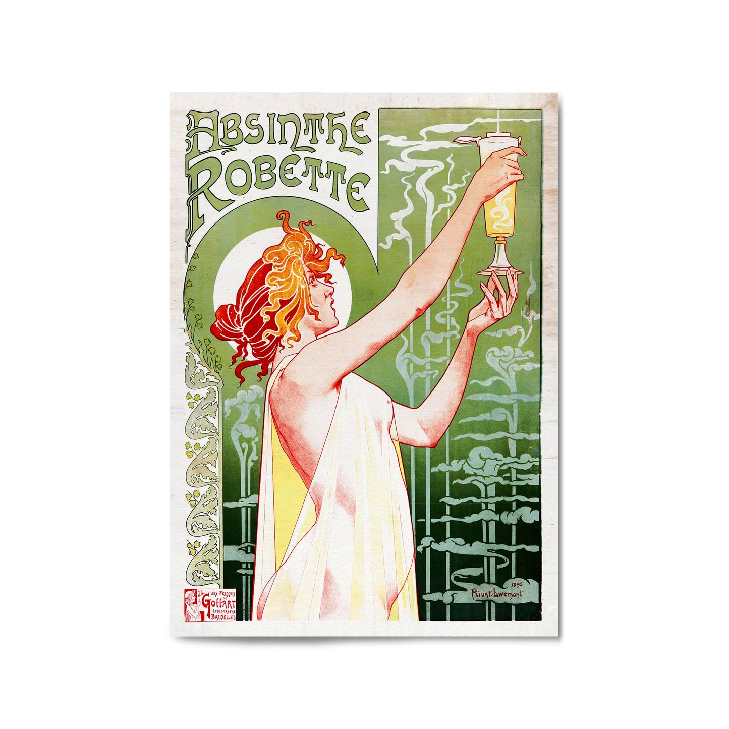 Absinthe Robette Alcohol Spirit | Framed Vintage Poster