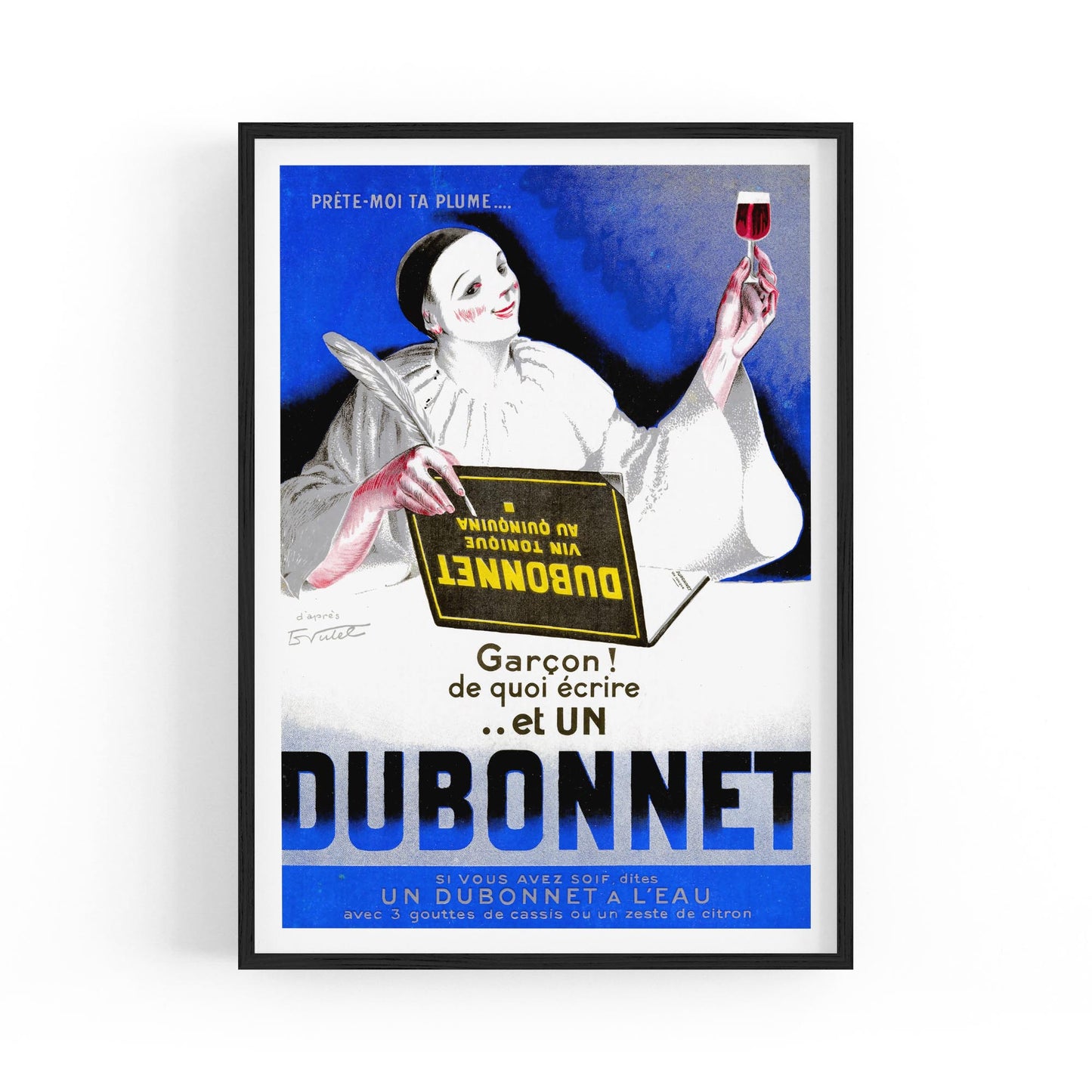 Dubonnet Aperitif by Carl Viertel | Framed Vintage Poster