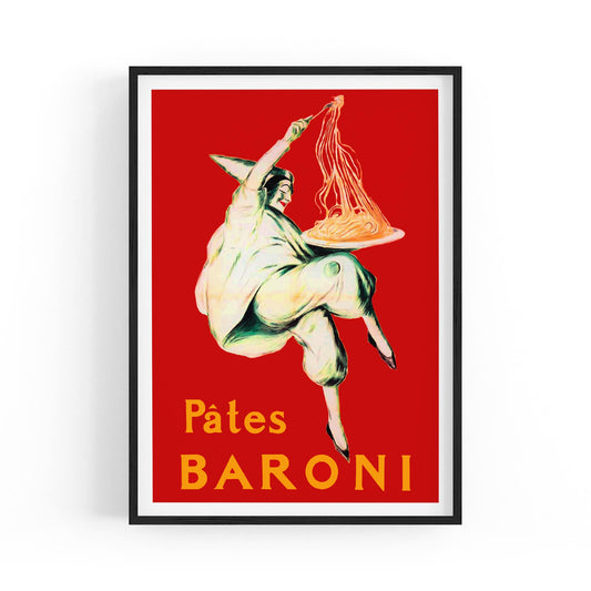 Pates Baroni Pasta by Leonetto Cappiello | Framed Vintage Food Poster
