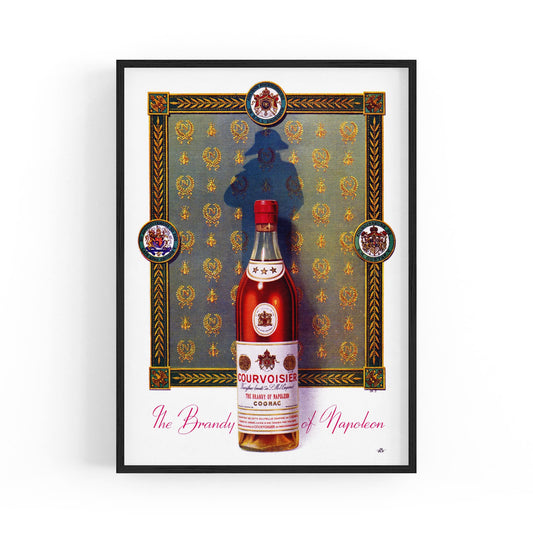 Courvoisier Cognac by Charles Lemmel | Framed Vintage Poster