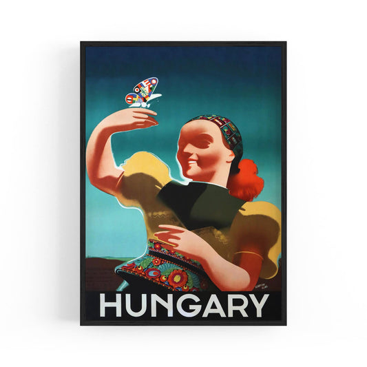 Hungary by Konecsni Kling | Framed Vintage Travel Poster