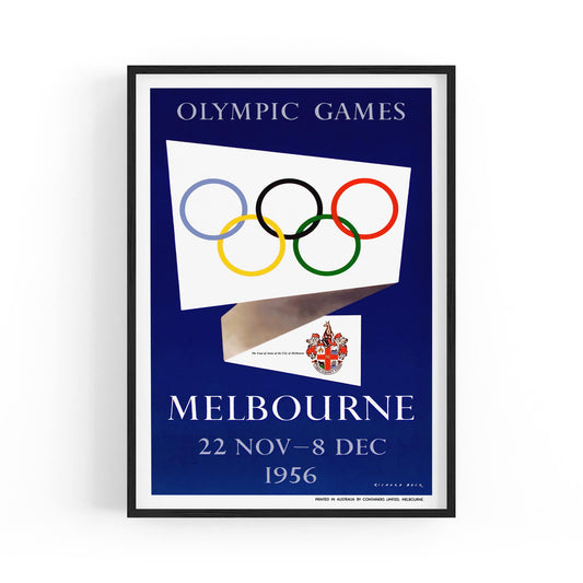 Melbourne 1956 Olympic Games Sports | Framed Vintage Poster