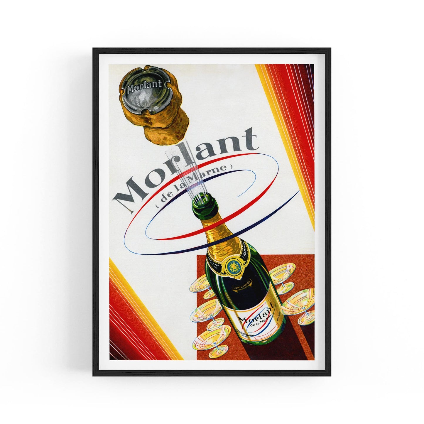 Morlant Champagne Wine | Framed Vintage Poster