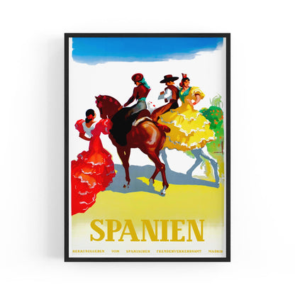 Flamenco Culture, Spain | Framed Vintage Travel Poster