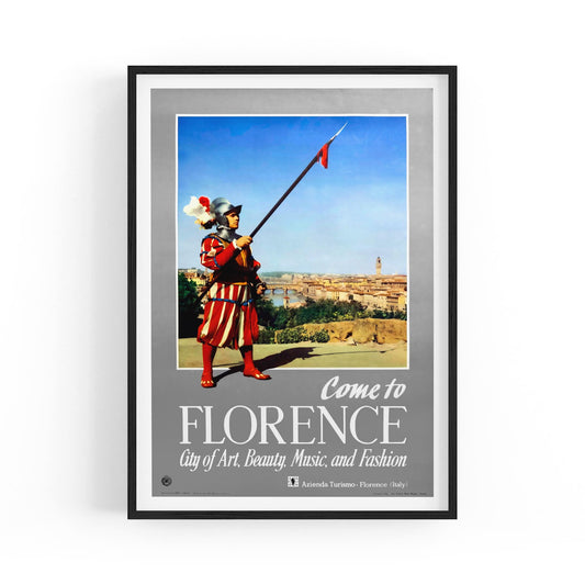 Florence, Italy | Framed Vintage Travel Poster