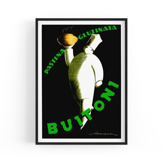Buitoni Pasta by Federico Seneca Italian Food | Framed Vintage Poster