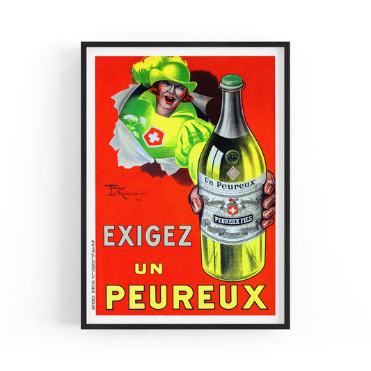 Exigez Un Peureux by Henry LeMonnier | Framed Vintage Poster