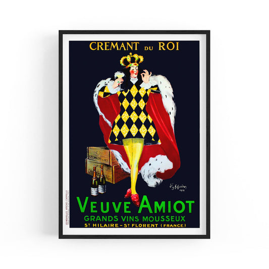 Cremant du Roi Veuve Amiot by Leonetto Cappiello | Framed Vintage Poster