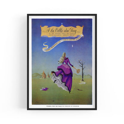 French Fashion "A La Ville Du Puy" | Framed Vintage Poster
