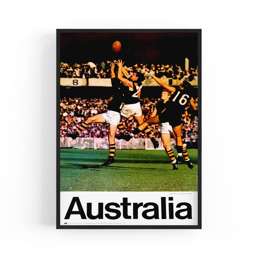 Australian AFL | Framed Vintage Sports Poster