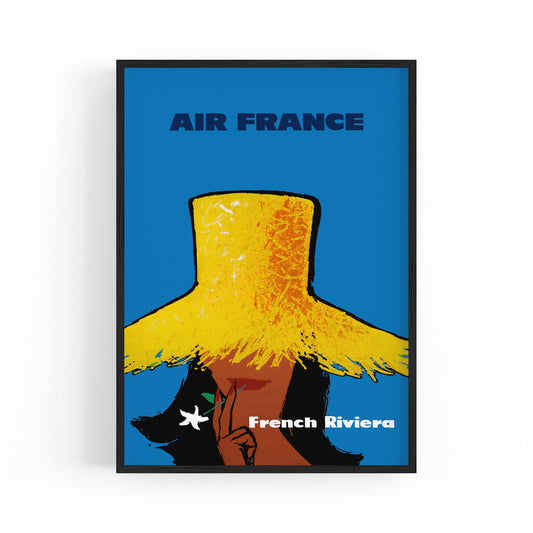 Air France - French Riviera | Framed Vintage Travel Poster