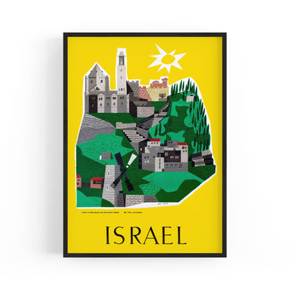 Israel by Jean David | Framed Vintage Travel Poster