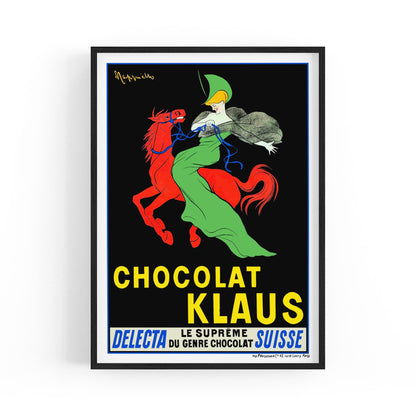 Chocolate Klaus by Leonetto Cappiello | Framed Vintage Poster