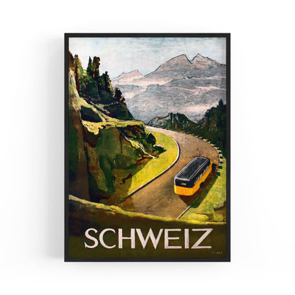 Switzerland by Victor Surbek | Framed Vintage Travel Poster