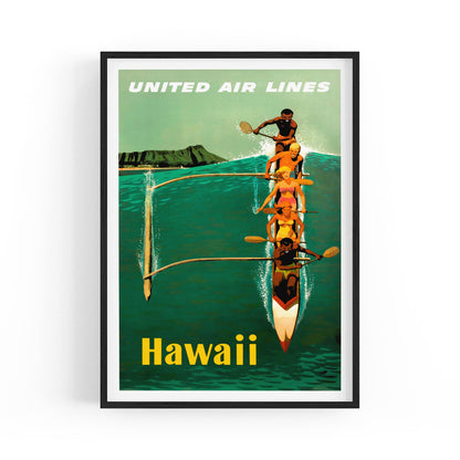 Hawaii, United States of America (United Air Lines) | Framed Vintage Travel Poster