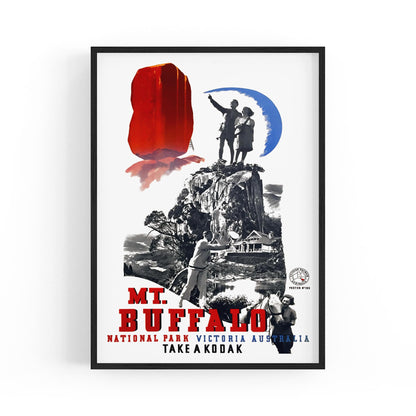 Mt Buffalo, Victoria Railways | Framed Vintage Travel Poster