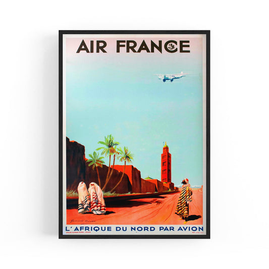 Air France - North Africa | Framed Vintage Travel Poster