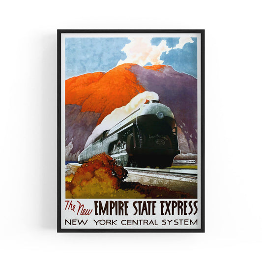 New York, Empire State Express by Leslie Ragan | Framed Vintage Travel Poster