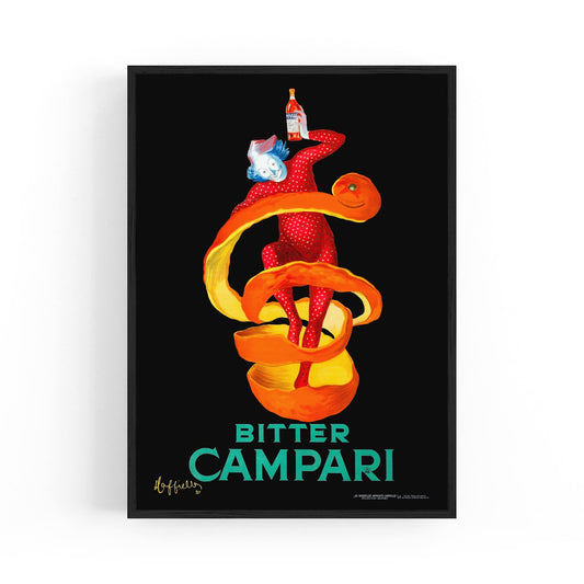 Bitter Campari Orange Peel by Leonetto Cappiello | Framed Vintage Poster