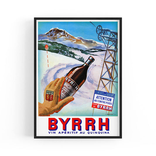 Winter Byrrh by Robert Falcucci | Framed Vintage Poster