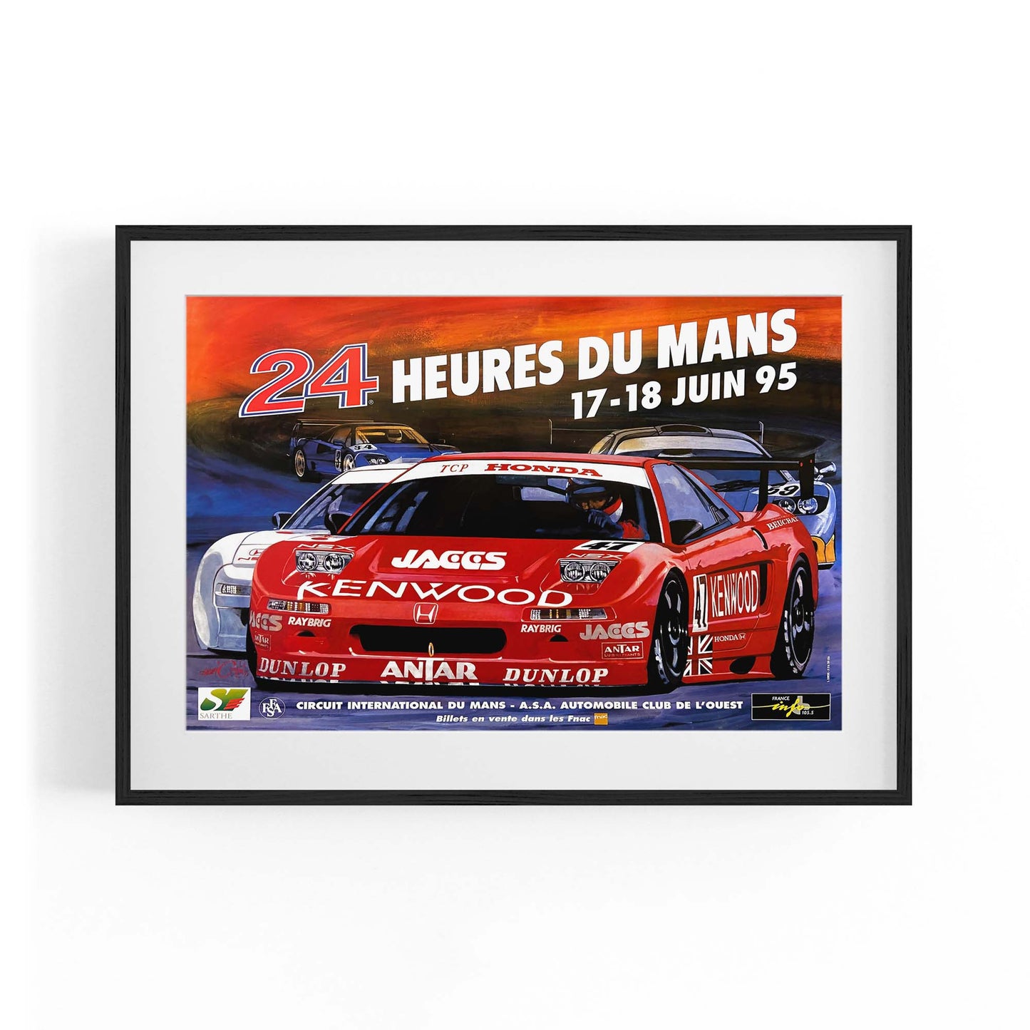 1995 Le Mans 24 Hours French Motorsport | Framed Vintage Poster