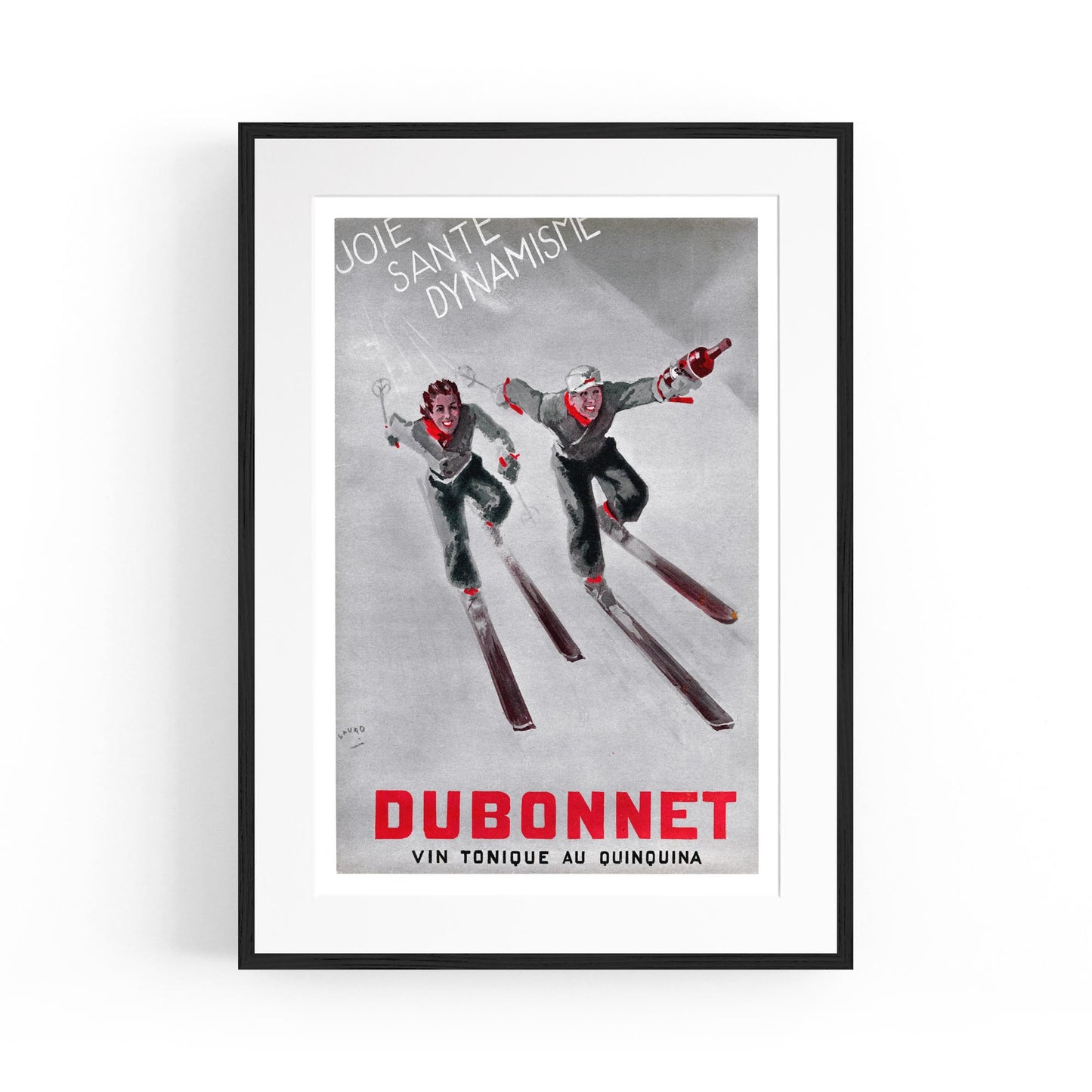 Dubonnet Aperitif by Maurice Lauro | Framed Vintage Poster