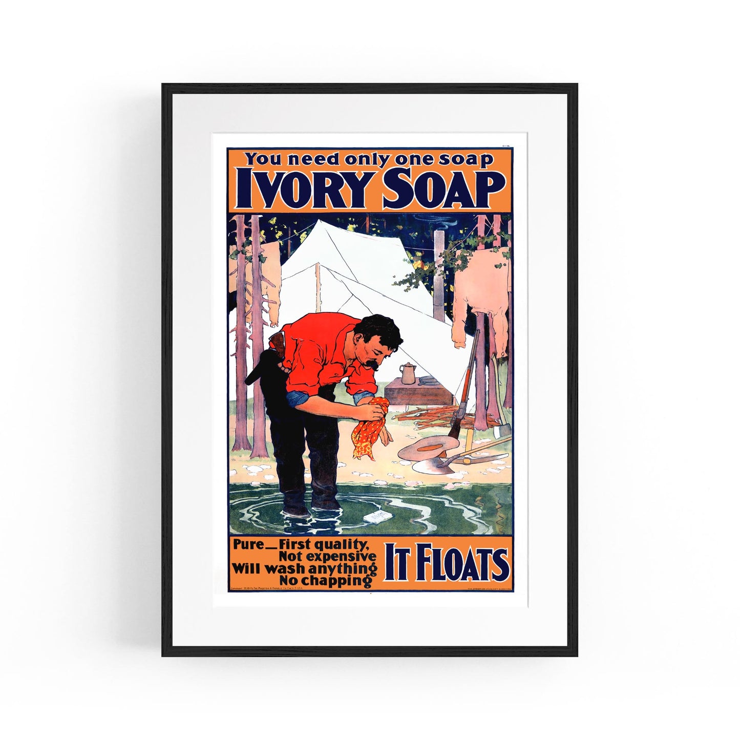 Ivory Soap Laundry | Framed Vintage Poster