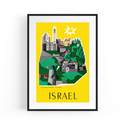 Israel by Jean David | Framed Vintage Travel Poster