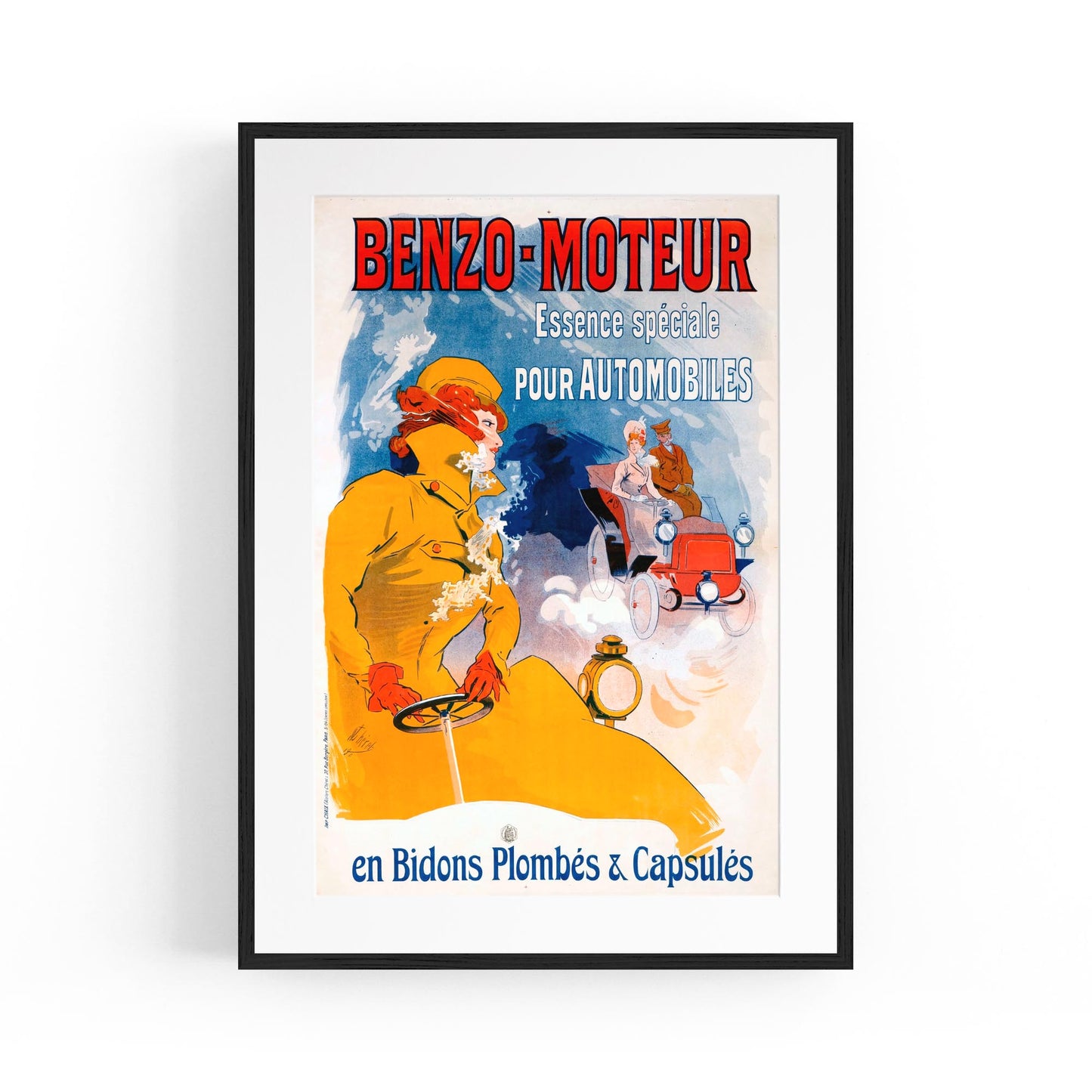 Benzo-Moteur French Car | Framed Vintage Poster