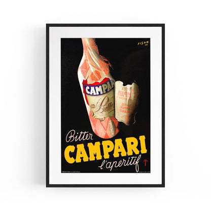 Campari by Carlo Fisanotti | Framed Vintage Poster