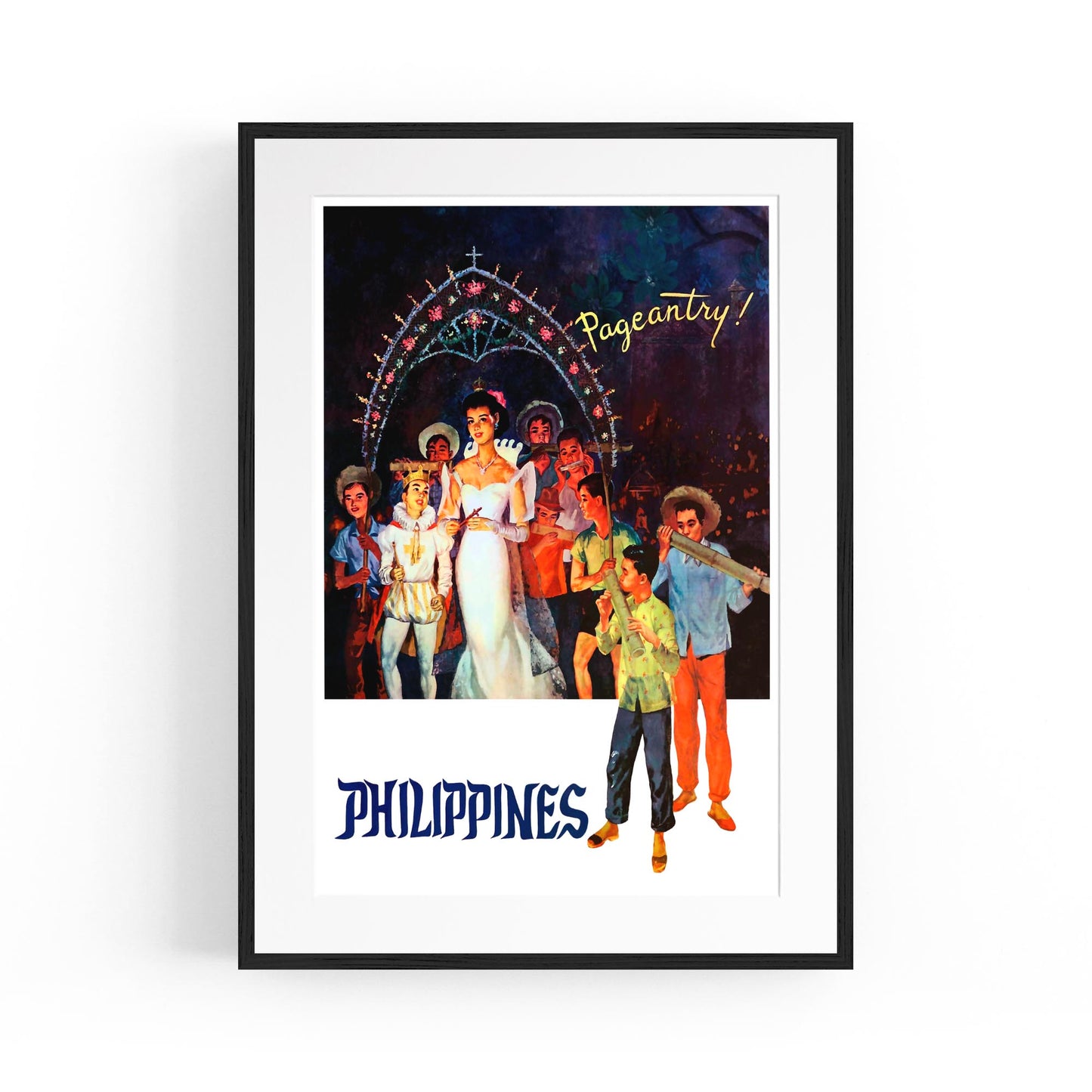 Philippines | Framed Vintage Travel Poster