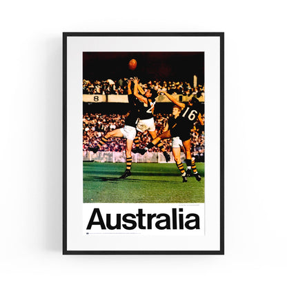 Australian AFL | Framed Vintage Sports Poster