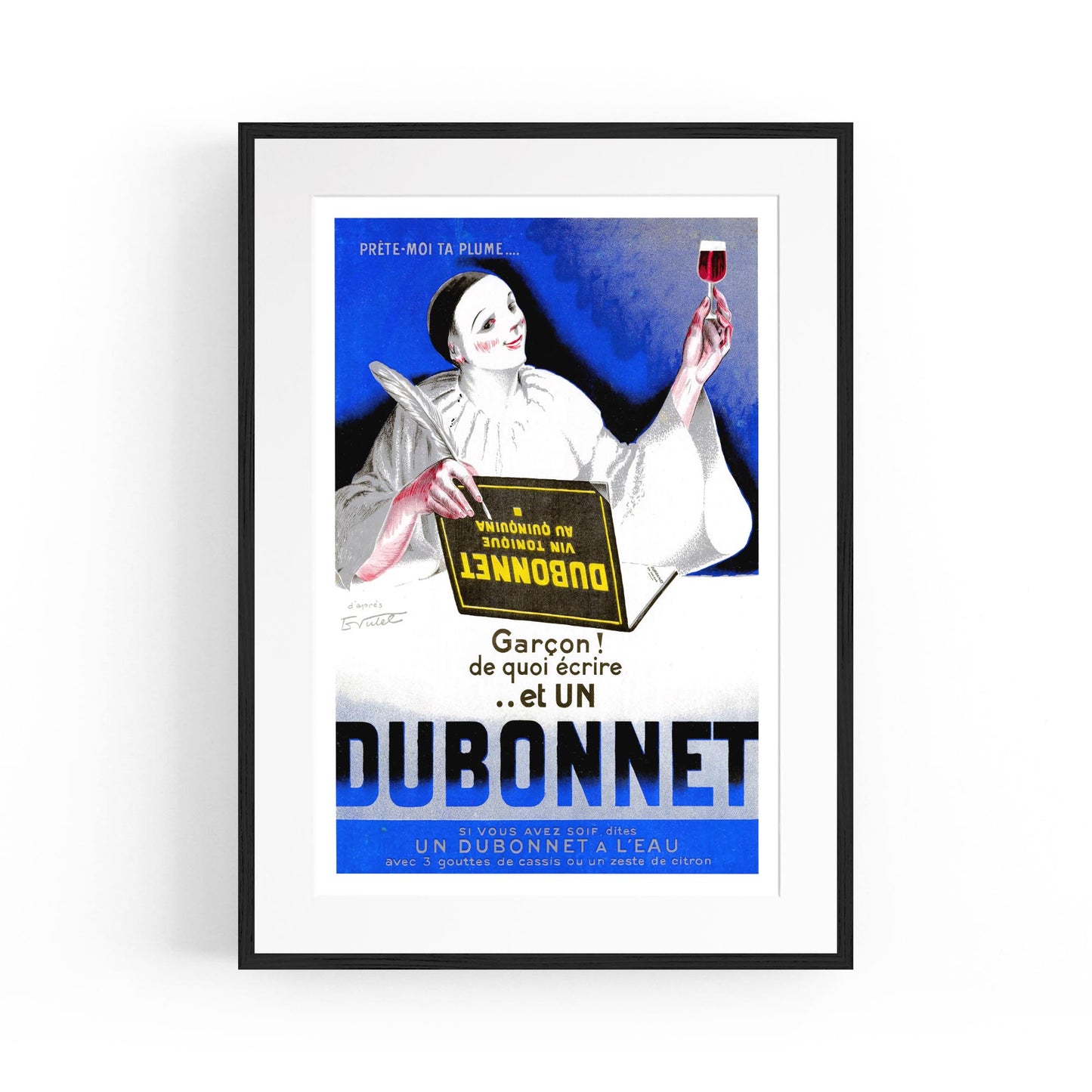 Dubonnet Aperitif by Carl Viertel | Framed Vintage Poster