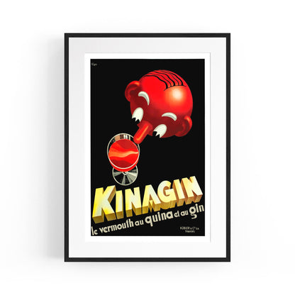 Kinagin Vermouth by Eugene Patkevitch | Framed Vintage Poster