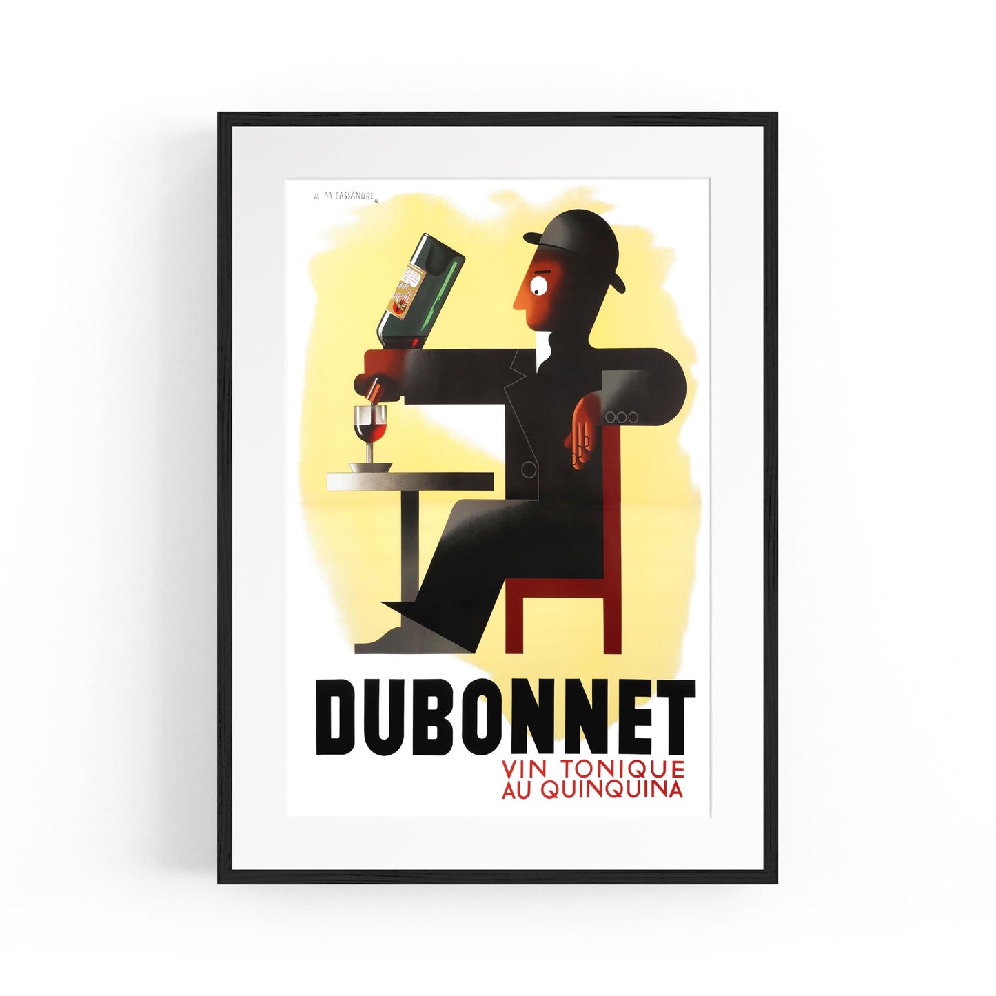 Dubonnet by A.M. Cassandre | Framed Vintage Poster