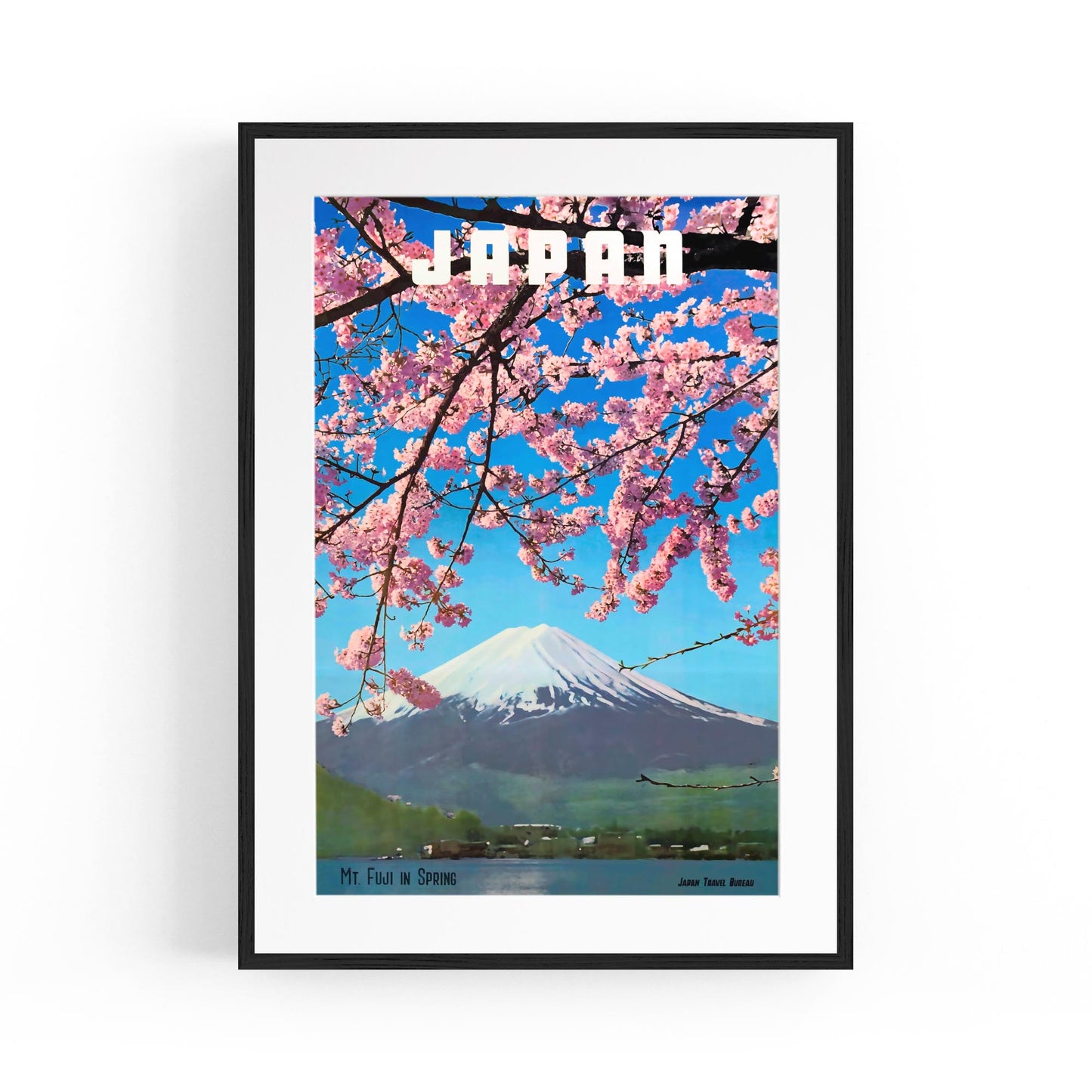 Mount Fuji, Japan | Framed Vintage Travel Poster