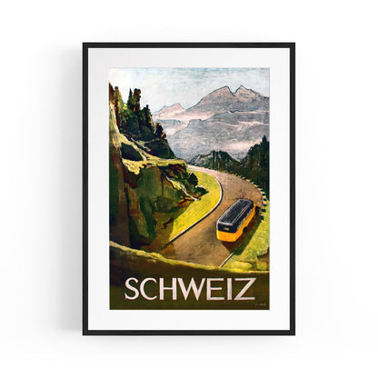 Switzerland by Victor Surbek | Framed Vintage Travel Poster