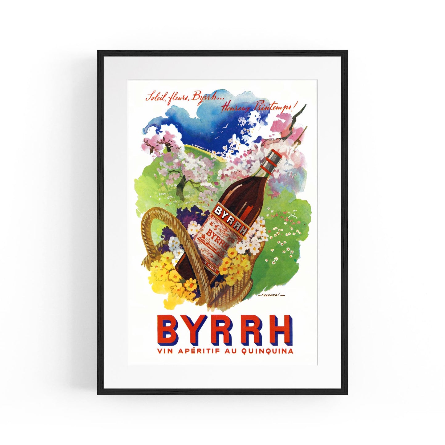 Spring Byrrh by Robert Falcucci | Framed Vintage Poster