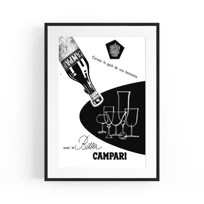 Bitter Campari by Rolli | Framed Vintage Poster
