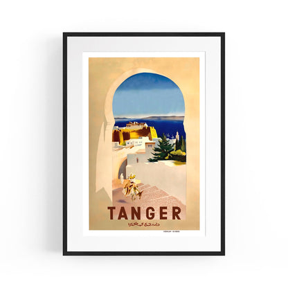 Tanger, Morocco | Framed Vintage Travel Poster