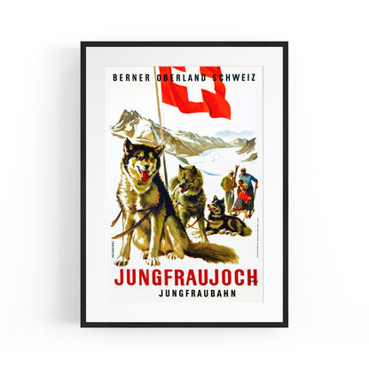 Jungfrau, Switzerland | Framed Vintage Travel Poster