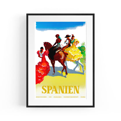 Flamenco Culture, Spain | Framed Vintage Travel Poster