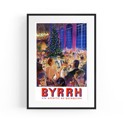 Festive Byrrh by Robert Falcucci | Framed Vintage Poster