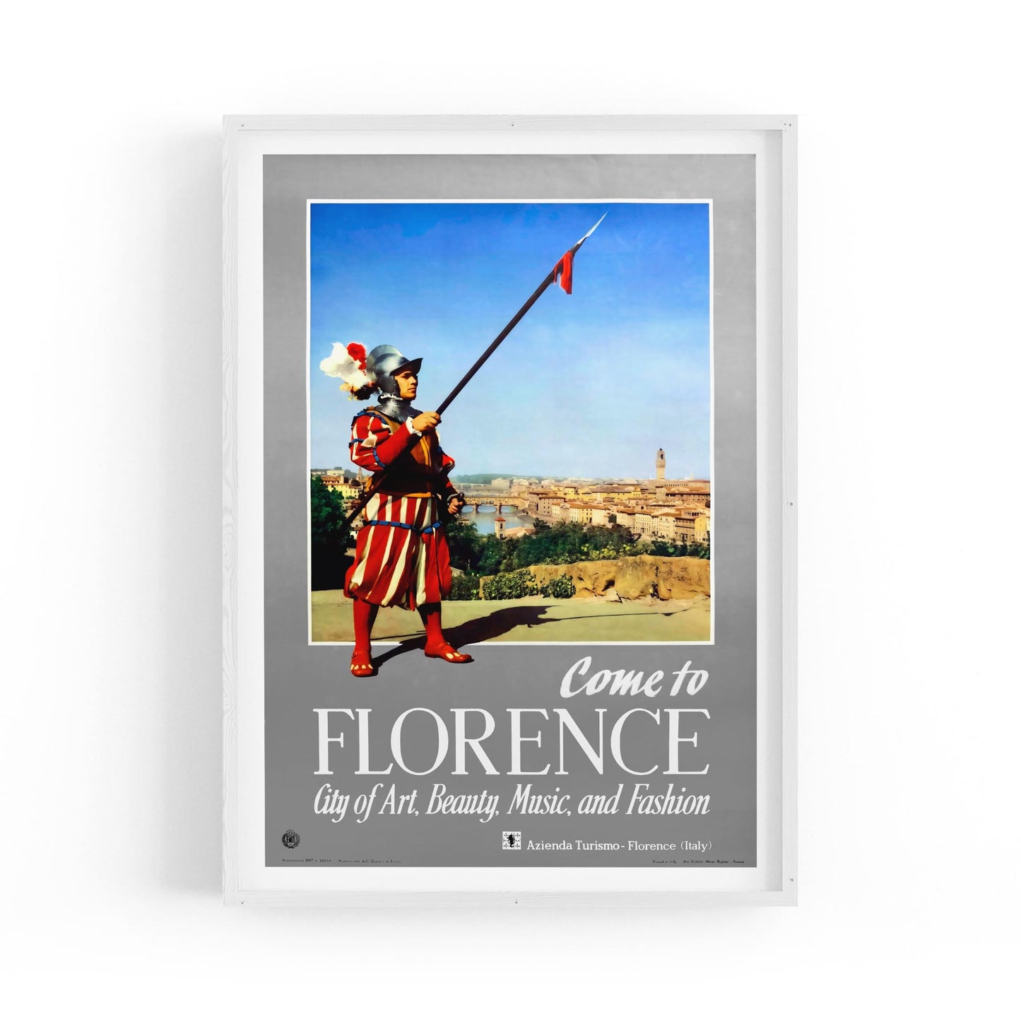 Florence, Italy | Framed Vintage Travel Poster