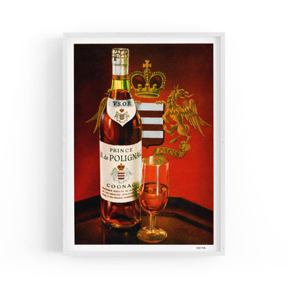 Prince Hubert de Polignac Cognac Drink | Framed Vintage Poster