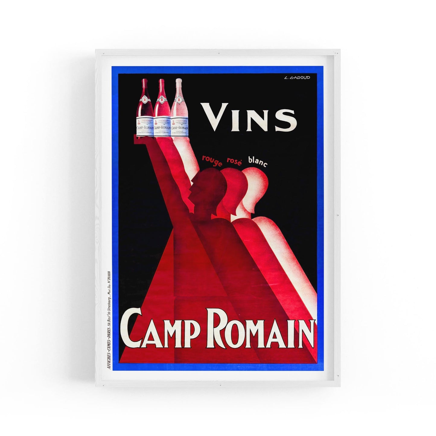 Camp Romain by Claude Gadoud | Framed Vintage Poster