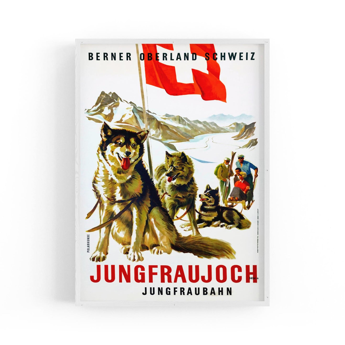 Jungfrau, Switzerland | Framed Vintage Travel Poster