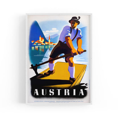 Austria by Paul Kirnig | Framed Vintage Travel Poster